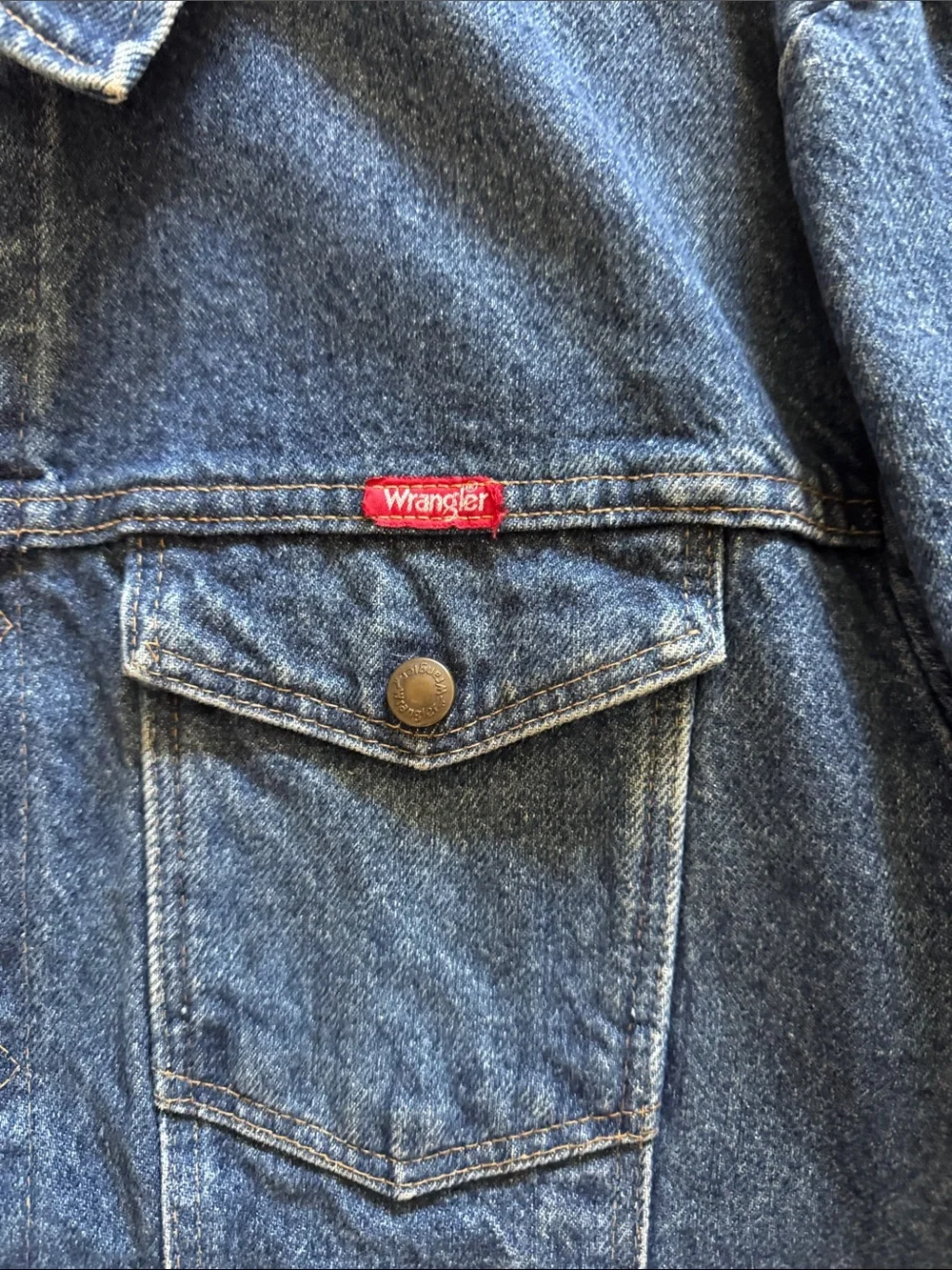 Wrangler Blue Denim Trucker Jacket - Picture 2 of 4